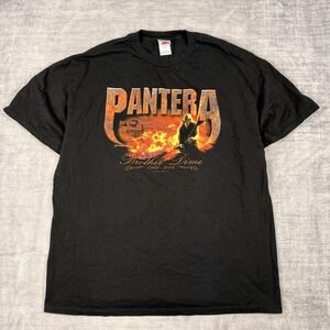 Pantera Shirt Mens 2XL Black Brother Dime Vtg Y2K Band Concert Dimebag Darrell
